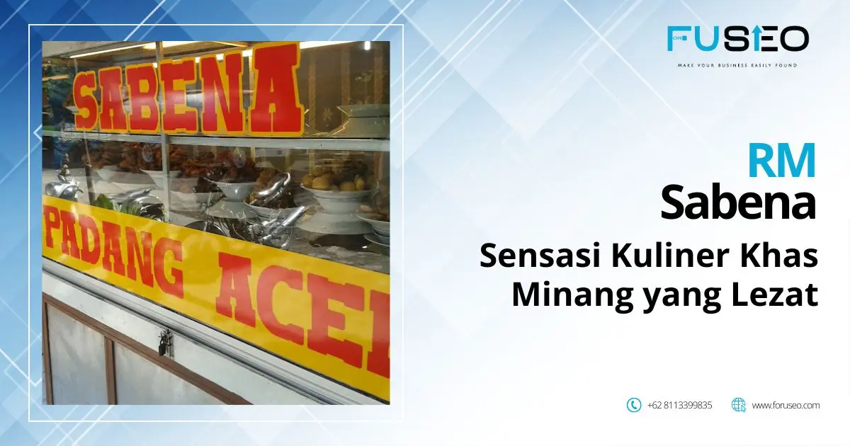 Rumah Makan Sabena, Sensasi Kuliner Khas Minang yang Lezat