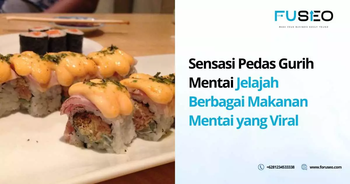 Sensasi Pedas Gurih Mentai Jelajah Berbagai Makanan Mentai yang Viral