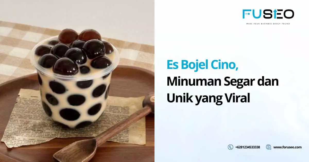 Es Bojel Cino, Minuman Segar dan Unik yang Viral