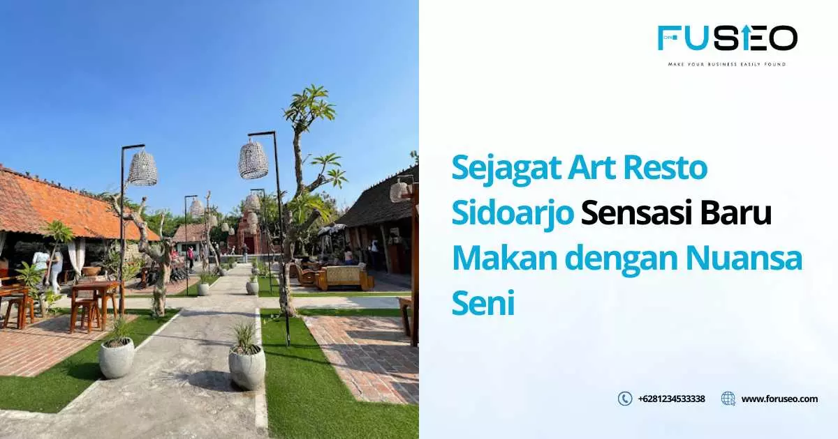 Sejagat Art Resto Sidoarjo Sensasi Baru Makan dengan Nuansa Seni