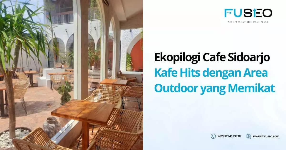 Ekopilogi Cafe Sidoarjo Kafe Hits dengan Area Outdoor yang Memikat