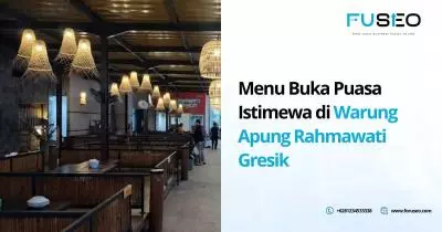 Menu Buka Puasa Istimewa di Warung Apung Rahmawati Gresik