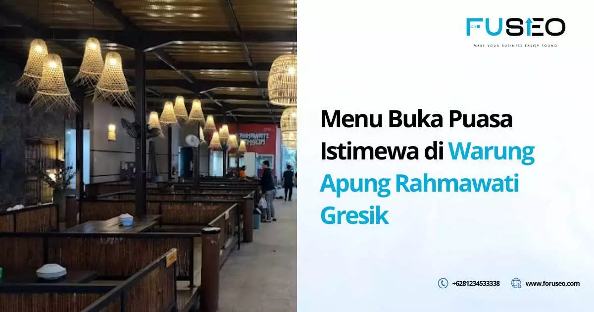 Menu Buka Puasa Istimewa di Warung Apung Rahmawati Gresik