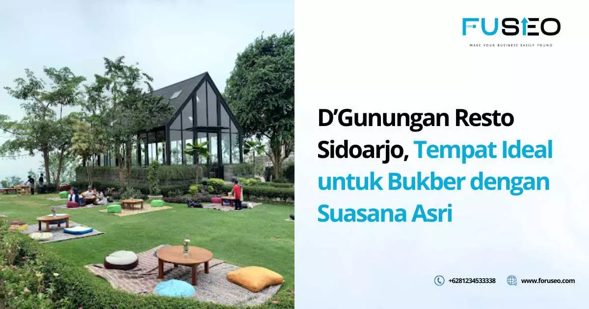 D’Gunungan Resto Sidoarjo, Tempat Ideal untuk Bukber dengan Suasana Asri