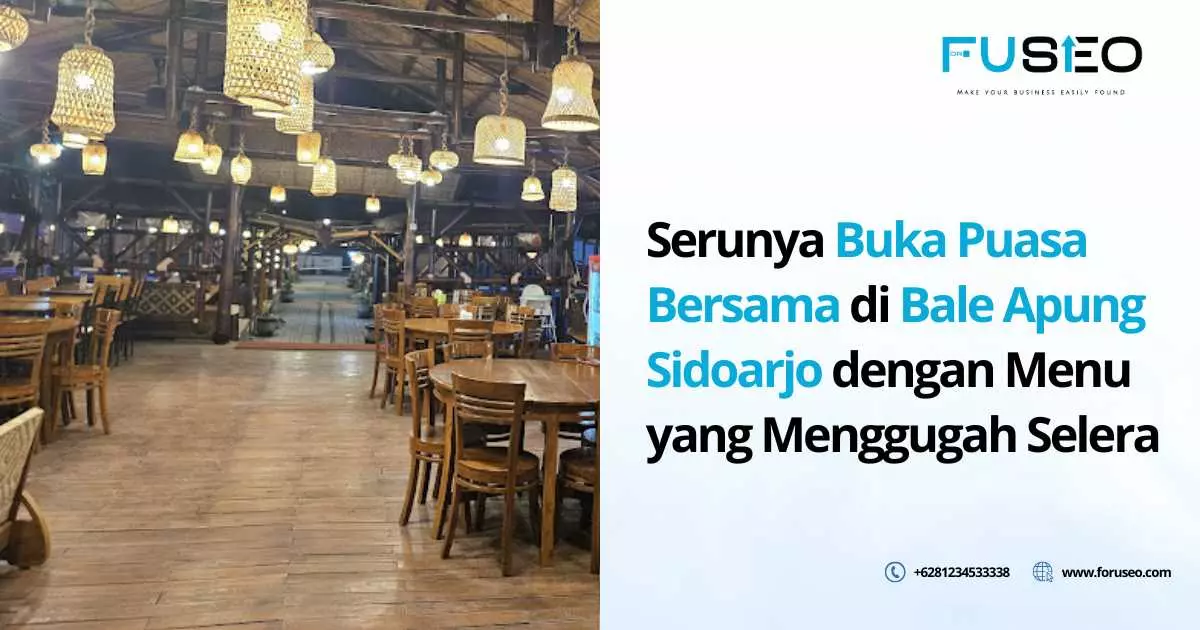 Serunya Buka Puasa Bersama di Bale Apung Sidoarjo dengan Menu yang Menggugah Selera