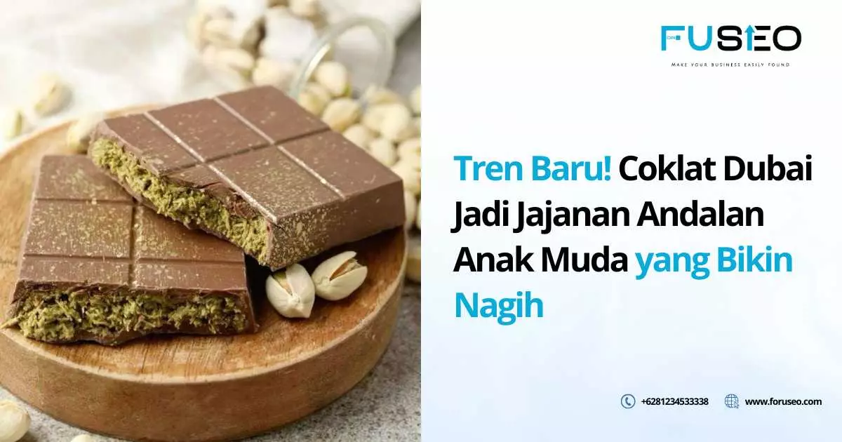 Tren Baru! Coklat Dubai Jadi Jajanan Andalan Anak Muda yang Bikin Nagih