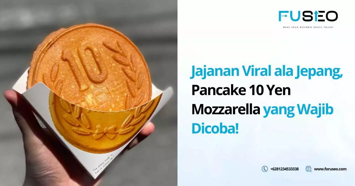 Jajanan Viral ala Jepang, Pancake 10 Yen Mozzarella yang Wajib Dicoba!