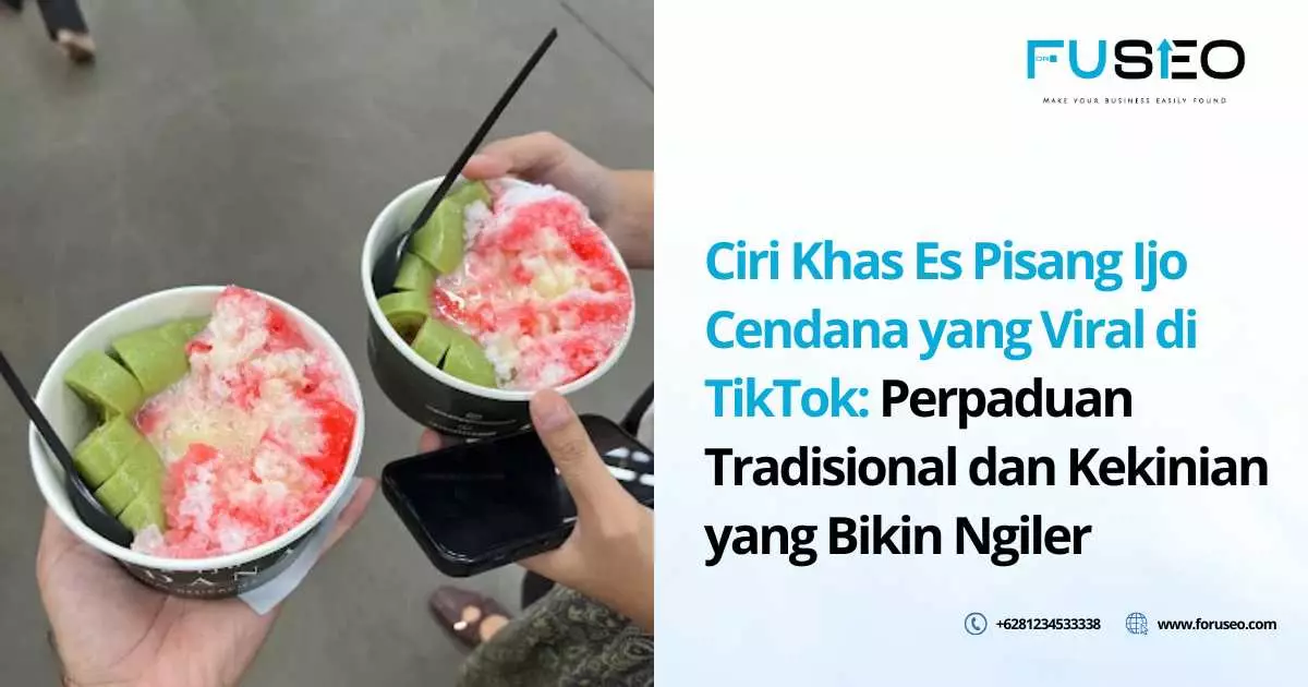 Ciri Khas Es Pisang Ijo Cendana yang Viral di TikTok: Perpaduan Tradisional dan Kekinian yang Bikin Ngiler