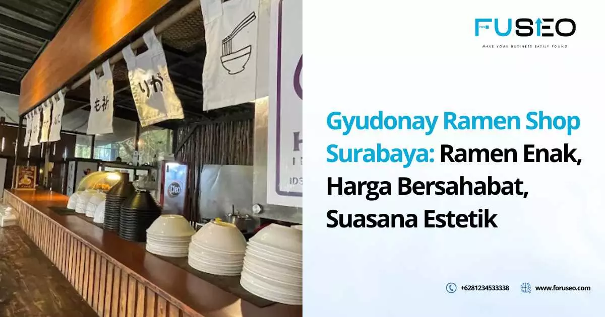 Gyudonay Ramen Shop Surabaya: Ramen Enak, Harga Bersahabat, Suasana Estetik