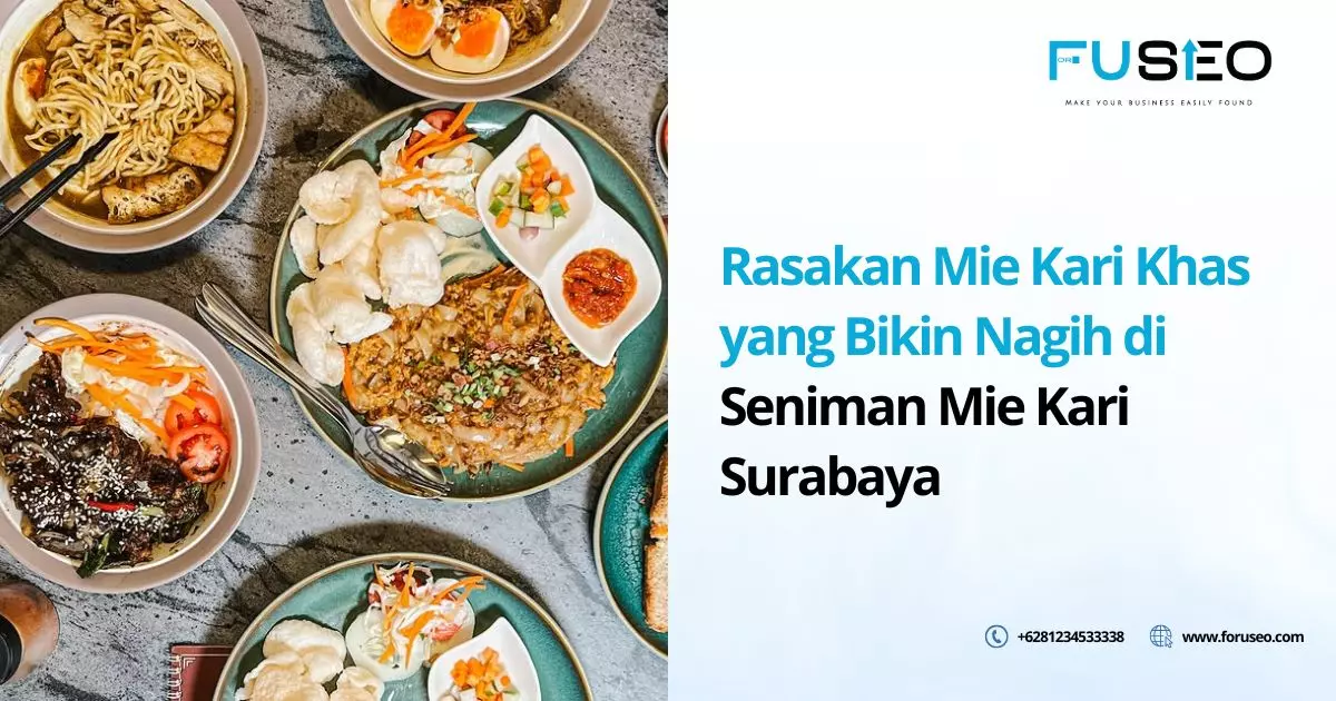 Rasakan Mie Kari Khas yang Bikin Nagih di Seniman Mie Kari Surabaya