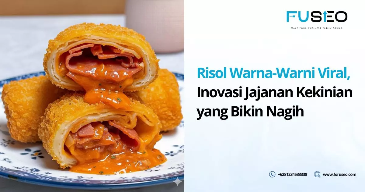 Risol Warna-Warni Viral, Inovasi Jajanan Kekinian yang Bikin Nagih