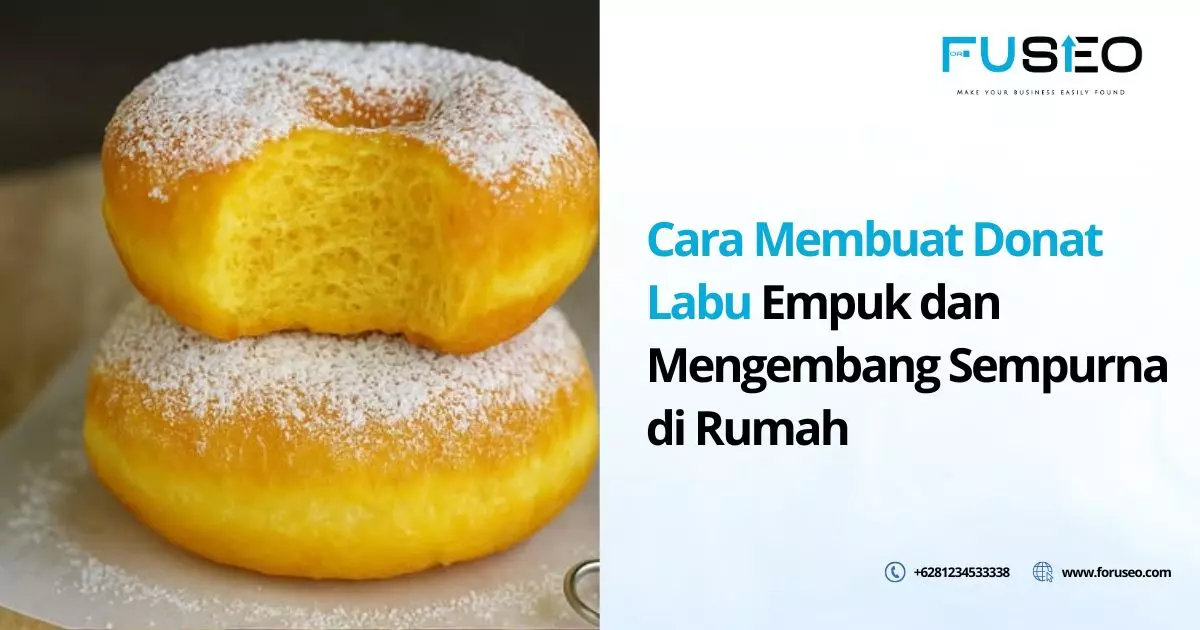 Cara Membuat Donat Labu Empuk dan Mengembang Sempurna di Rumah