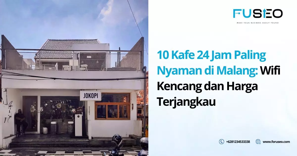 10 Kafe 24 Jam Paling Nyaman di Malang: Wifi Kencang dan Harga Terjangkau