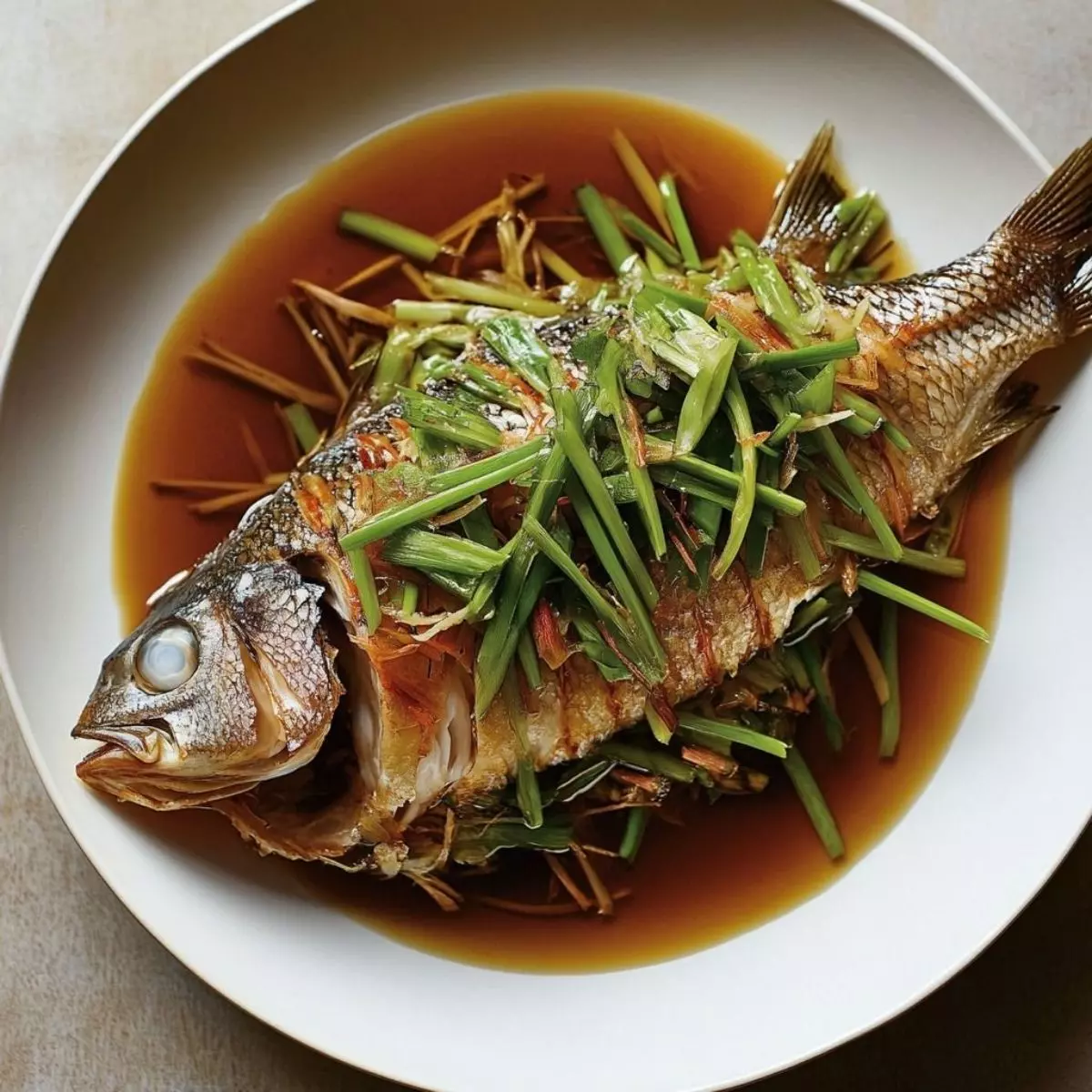 1. Ikan Utuh (Steamed Whole Fish)